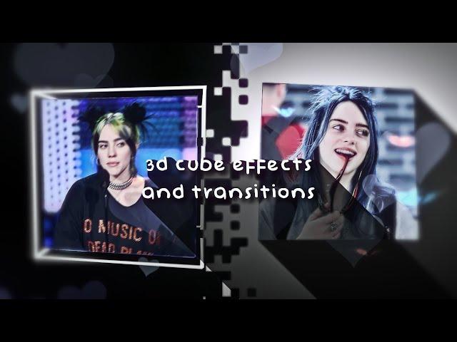 3d cube effects and transitions | after effects