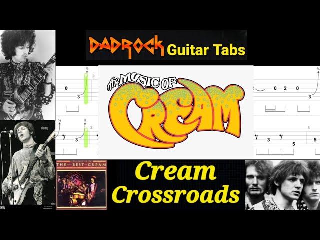 Crossroads - Cream - Guitar + Bass TABS Lesson (Request)