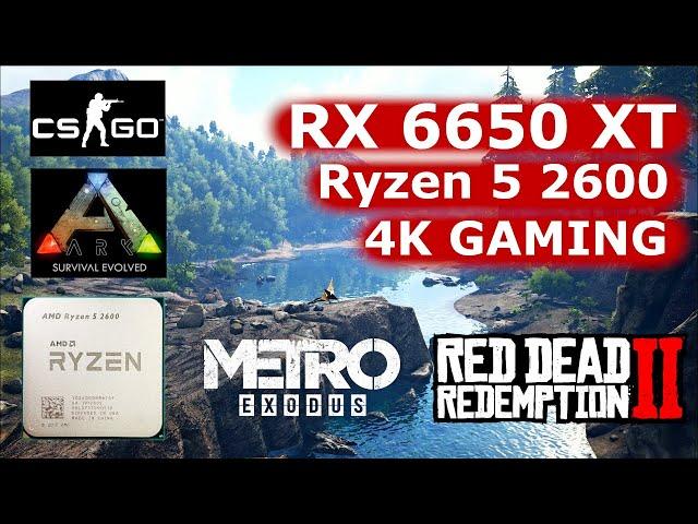 Ryzen 5 2600 RX 6650 XT Test in 4K Gaming