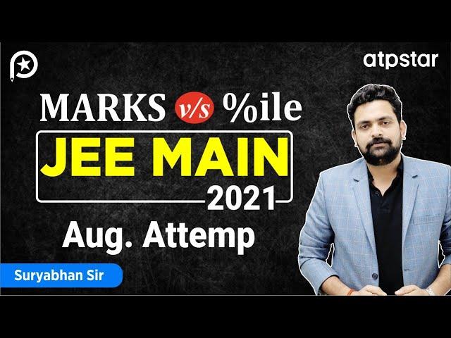  Marks vs Percentile | Shift wise analysis | Expected Cutoff - JEE Main 2021 | VK Sir | ATP STAR