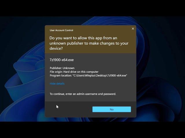 How to Fix User Account Control (UAC) Yes Button Missing  in Windows 11