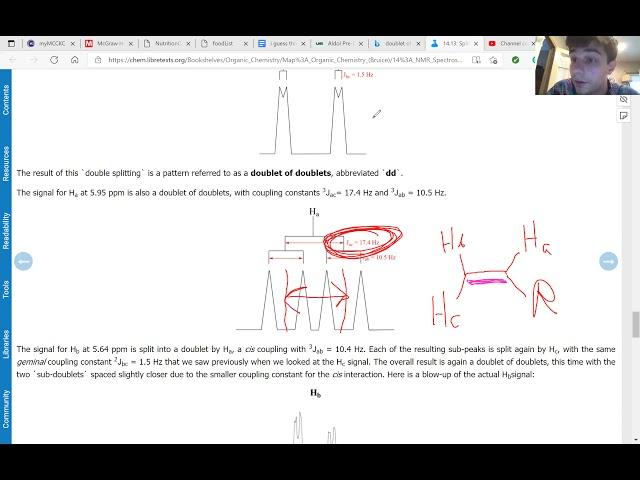 Doublet of Doublets and J value (roughly explained)