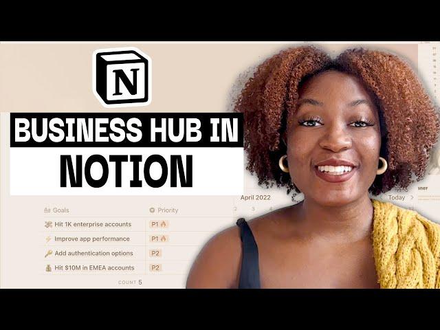 How to Make Notion Your Online Business Hub (FREE TEMPLATE) | Notion For Business