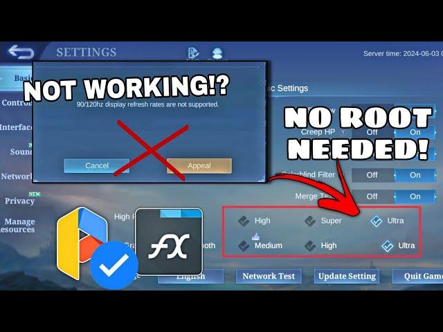 HOW TO UNLOCK ULTRA SETTINGS in MOBILE LEGENDS | BEST WORKING METHOD NO ROOT!