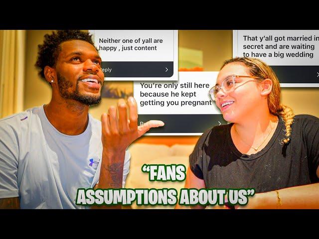 Reacting To our FANS ASSUMPTIONS About Us!!