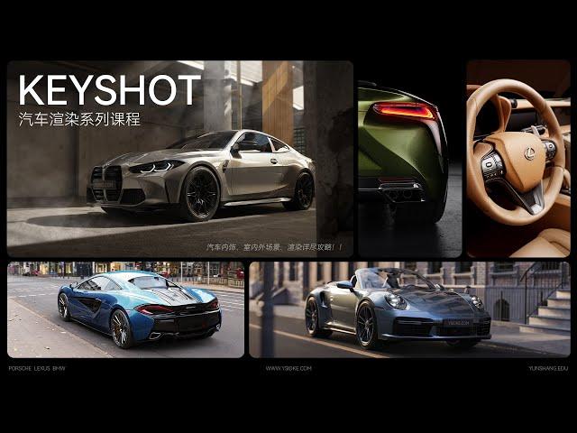 Keyshot · Car rendering for quick interpretation