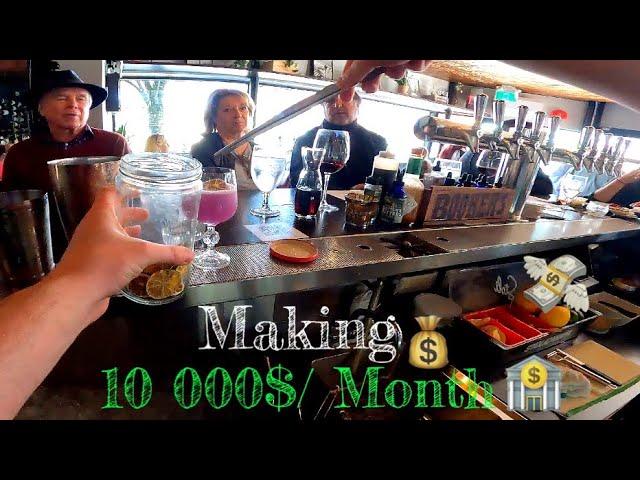 A Week in my Bartending Life Making 10 000$ per Month !!!