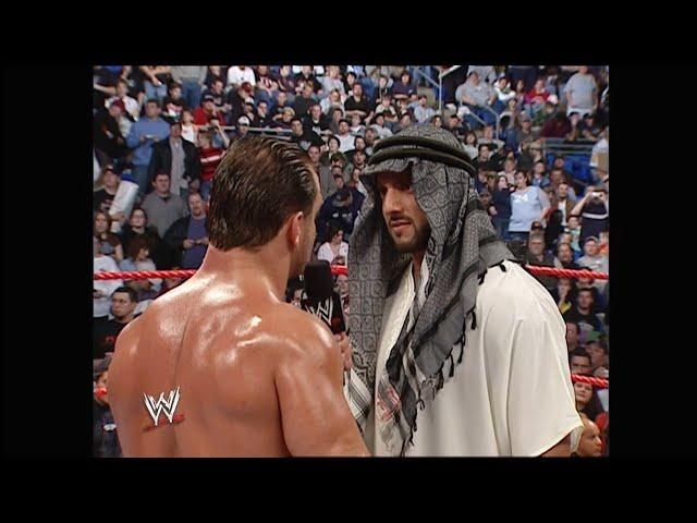 Chris Benoit Confronts Muhammad Hassan | RAW Feb 21, 2005