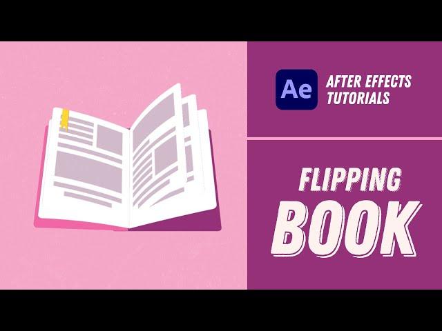 Book Page Flip Animation - After Effects Tutorial #8