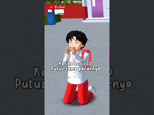 Ketika bocil SD putus sama pacarnya #sakuraschoolsimulator #shorts #fypシ #tiktok