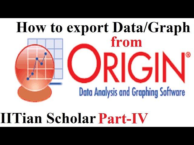 How to export data/graph from Origin| how to export data/graph in Origin pro