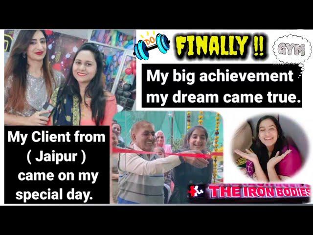 My Dream , my big Achievement , my gym sapne pure hote  h guys | NISHA ARORA | GYM |