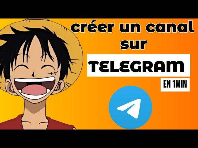 comment créer un canal telegram sur Android en 2024