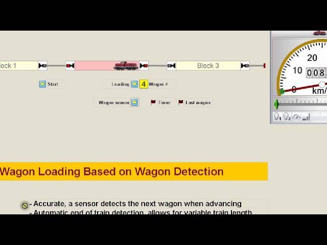 Traincontroller 42 - Loading Wagons Using a Sensor