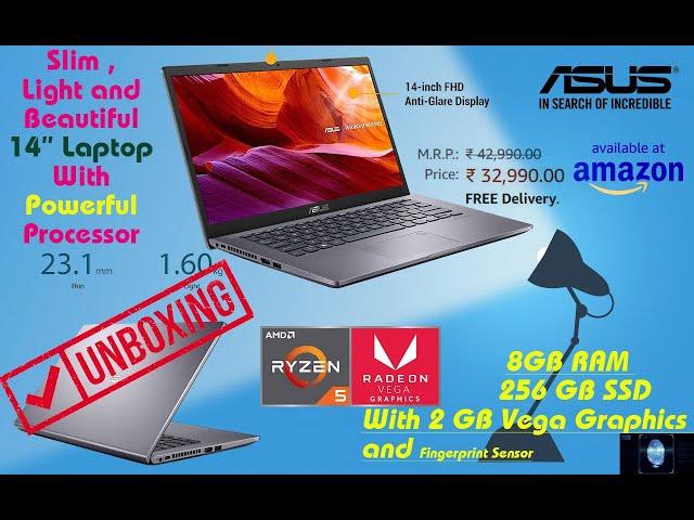 ASUS Vivobook |Ryzen 5 3500U | 8GB RAM | 256GB SSD Unboxing and Features