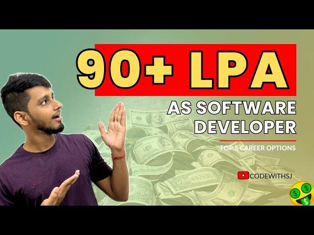  Earn 90 LPA with these 5 career options | Highest Paying Tech jobs || Code with SJ