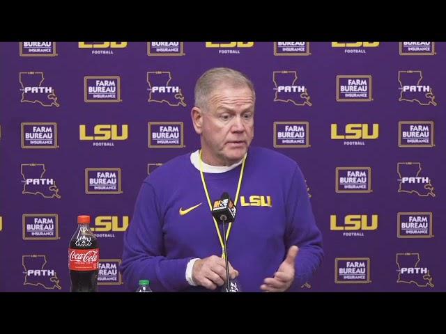 Brian Kelly Press Conference - Bowl Practice (Dec. 13, 2024)