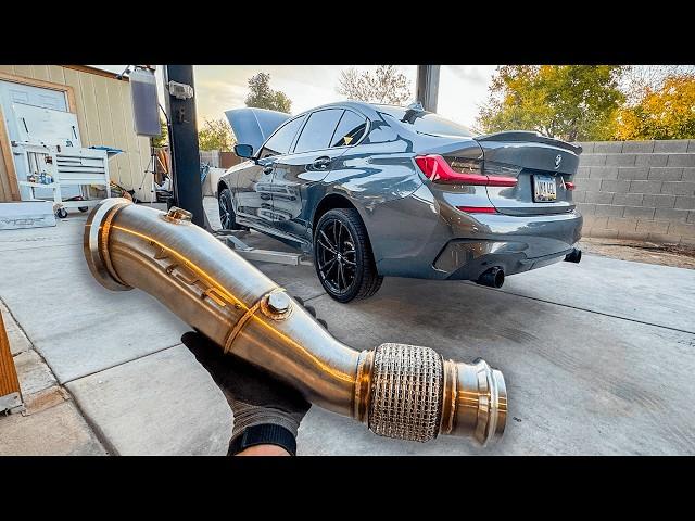 BMW 330i Downpipe Exhaust, Stage 2 Tune & Bench Unlock (B48/B46 Sounds GREAT Now!)