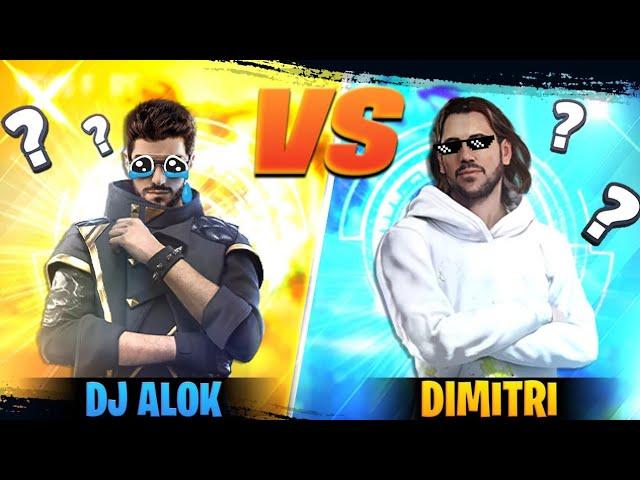 WHO IS BEST ? ALOK VS DIMITRI // BEST ACTIVE SKILL CHARACTER