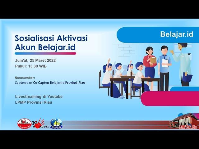 Sosialisasi Aktivasi Akun Belajar.id