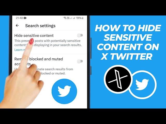 How to Hide Sensitive Content On X Twitter 2024 | Turn off X Twitter Sensitive Content