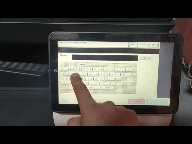 KONICA MINOLTA : HOW TO UNLOCK ADMIN PASSWORD IF YOU FORGET