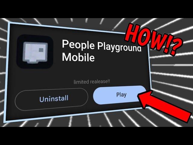 How to download PEOPLE PLAYGROUND on ANDROID!?