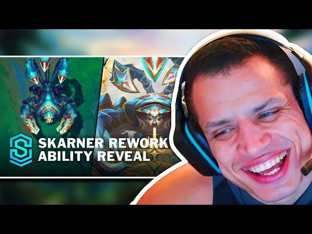 TYLER1 REACTS TO SKARNER REWORK ABILITIES