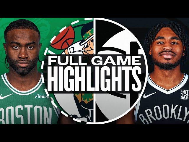 CELTICS at NETS | FULL GAME HIGHLIGHTS | November 13, 2024