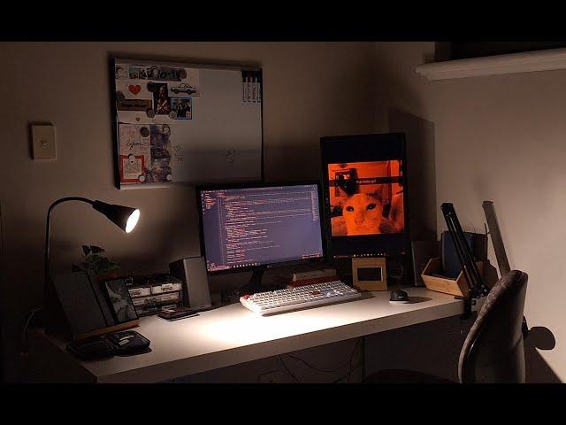 productivity desk setup / workflow 2025