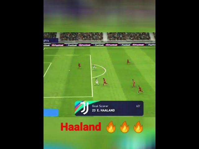 WHAT Erling HAALAND Master-class  #Shorts #Shortsvideos #PesMobile2021 #Pesmobile #pes