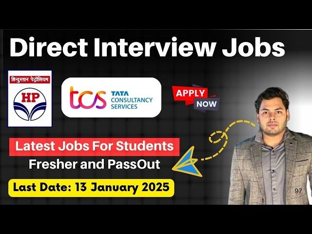 Direct Interview | HPCL Latest Hiring | TCS Jobs | Off Campus drive 2025, 2024, 2023 Batch