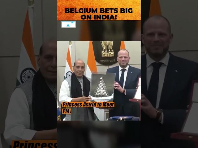 India-Belgium Defence Diplomacy | Rajnath Singh Meets Princess Astrid To Boost Defence & Trade Ties