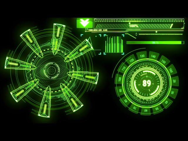 Futuristic HUD Interface Sound Design - Binary Code 3 Example