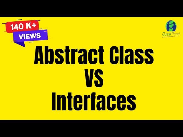 Abstract Class vs Interface in C# | C# Interview Questions | Csharp Interview Questions