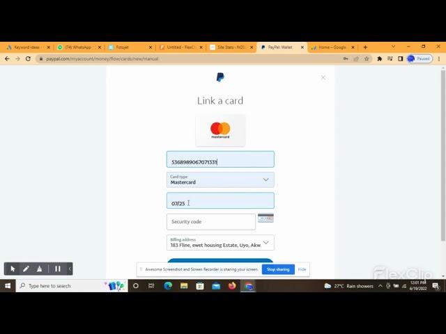 How To Link Barter MasterCard To PayPal  Account| PayPal Account Verification