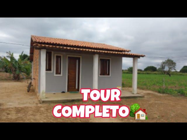 TOUR PELA MINHA CASA DE 42 m² - MINHA CASINHA PEQUENA E SIMPLES (Jariane Matos)