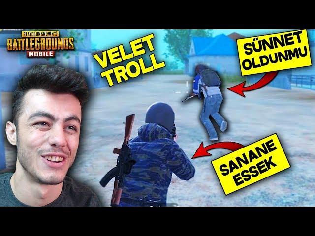 6 YAŞINDAYIM DEDİM SÜNNET OLDUNMU DEDİ (VELET SESİ TROLL) -  PUBG Mobile