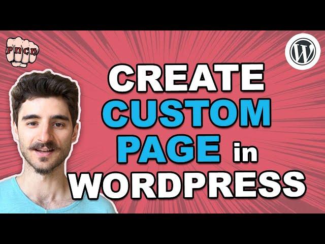 How to Create Custom Page Template in Wordpress