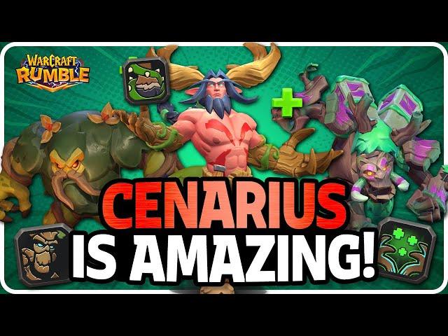 Cenarius Is CRAZY GOOD! New Best Leader?? | Warcraft Rumble