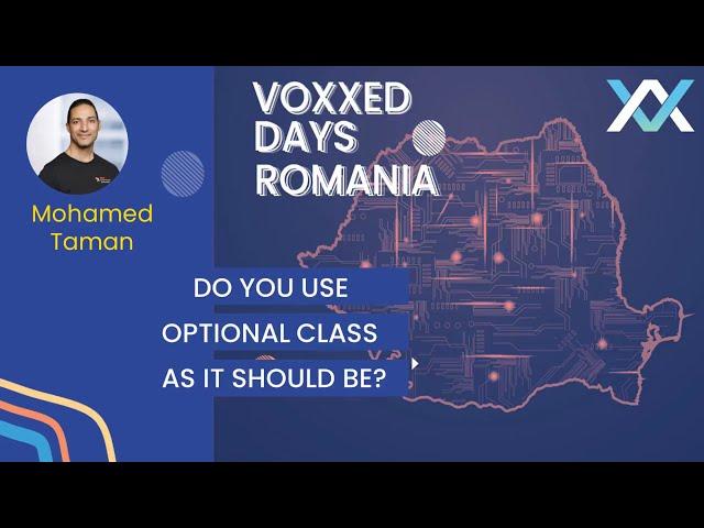 Mohamed Taman - Do you use Optional class as it should be?