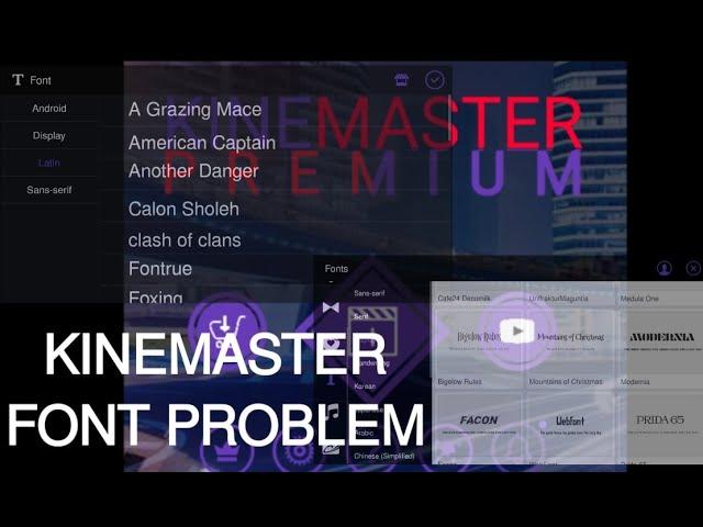 Kinemaster Font Not Working