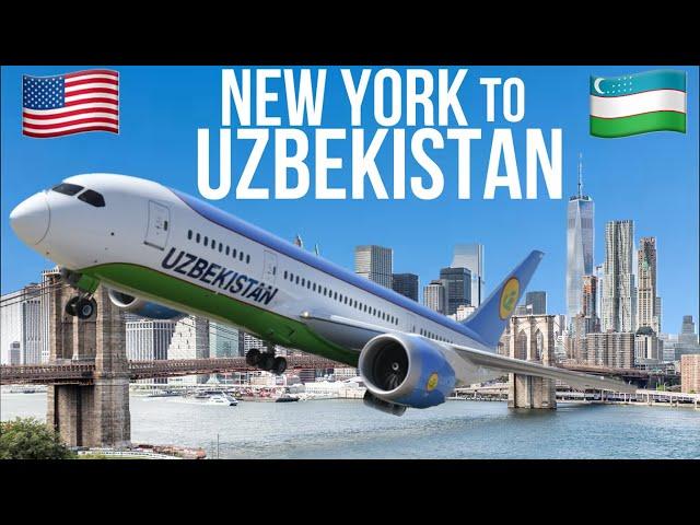 Flying JFK's Most Exotic Airline! | Uzbekistan Airways | New York - Tashkent | 12 HRS in Economy!