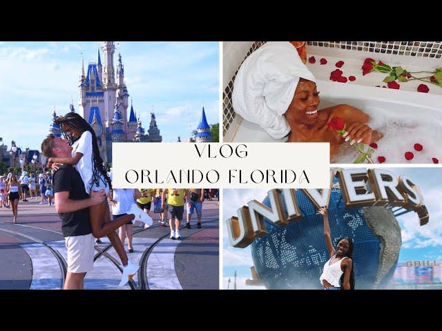 ORLANDO VLOG  - ANNIVERSARY PART 1 | Disney World, Universal Studios, Go Kart