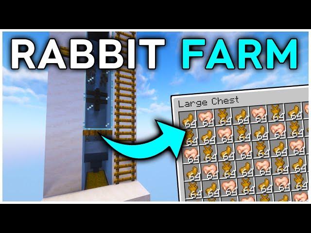 The EASIEST Rabbit Farm in Minecraft Java 1.21 (Tutorial)