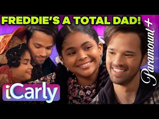 Freddie Benson Being A TOTAL Dad for 7 Minutes | iCarly