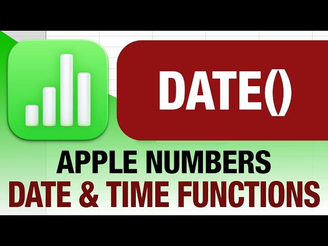 DATE() function in Apple Numbers