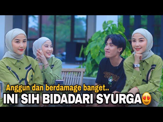 PRANK SHOLAWAT & NGAJI️CEWEK CANTIK ANGGUN BERDAMAGE,MIRIP BIDADARI SYURGA