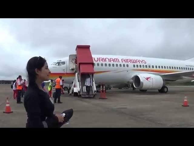 Arriving at Paramaribo's International Airport