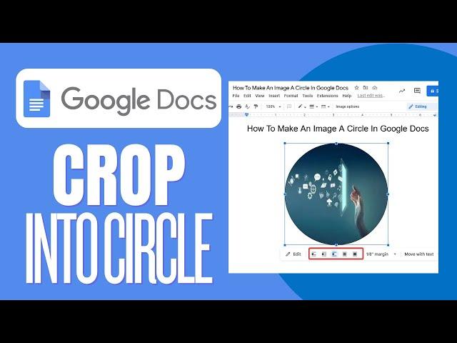 Google Docs Tutorial: How to Crop an Image Into a Circle